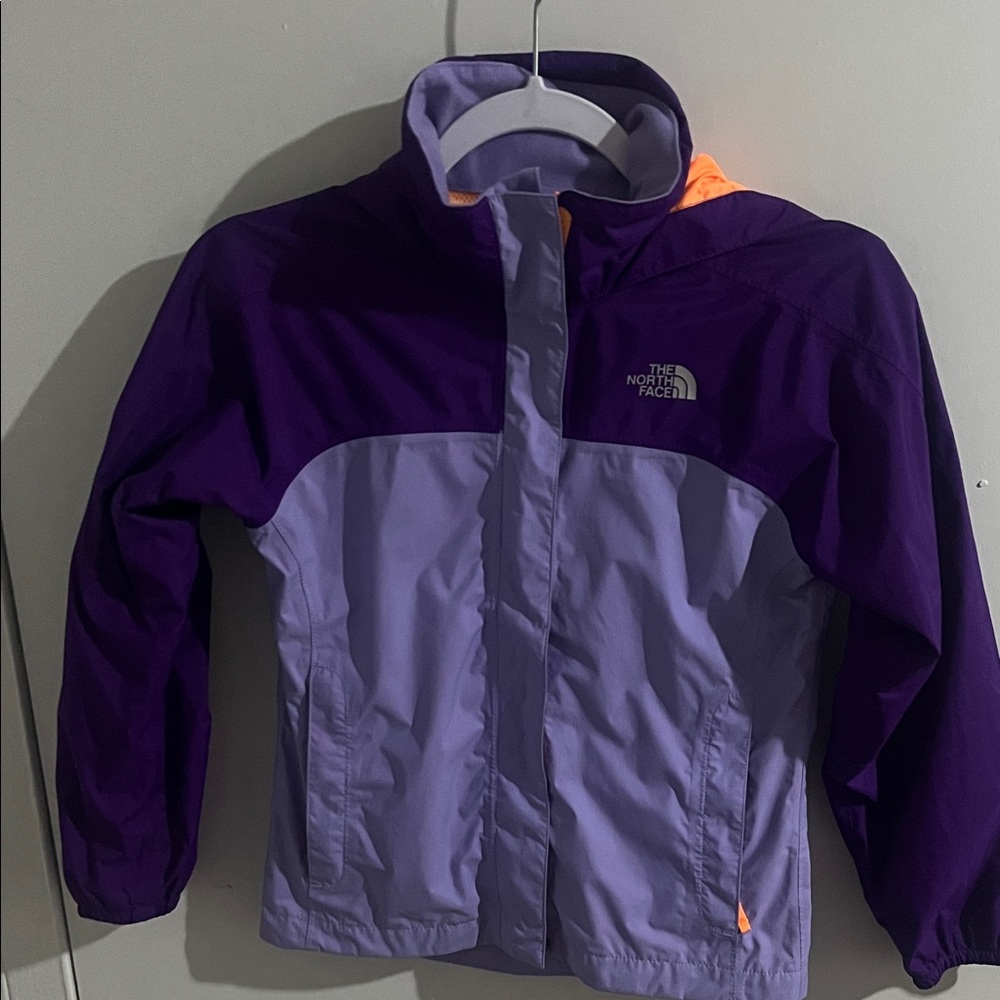 The North Face HyVent Kids Two-Tone Purple Raincoat